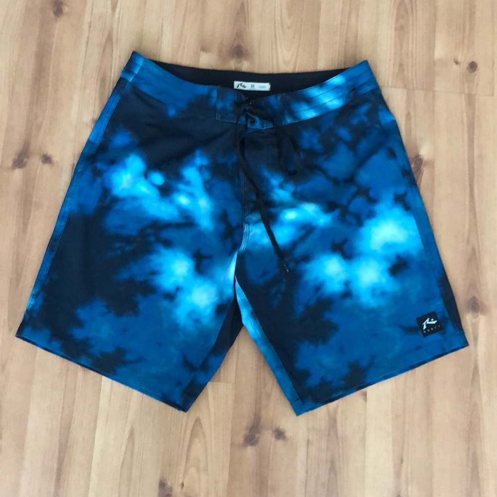 Rusty Tye Dye Swim Trunks